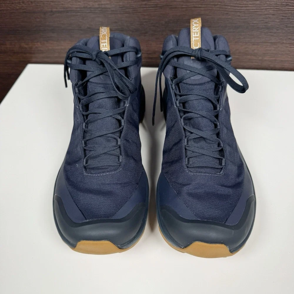 Arc'teryx Aerios FL Mid Gore-Tex Hiking Trial Boots Shoes - US 9 - Blue/ Gum
